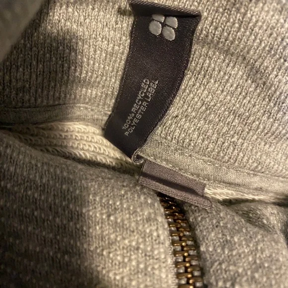 Sweaty Betty Nestle Up Sweat Set 1/4 Zip Pullover Taper Trouser Grey $228 - Picture 9 of 13